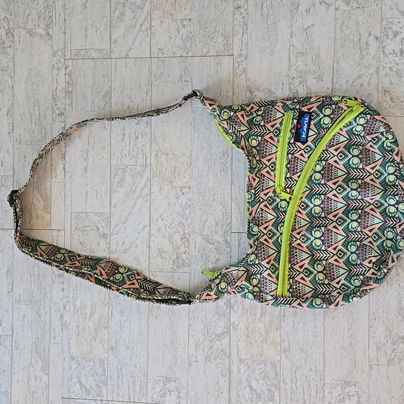 Kavu Crossbody Satchel Sydney Bag Bright Colorful OWL - Picture 2 of 11